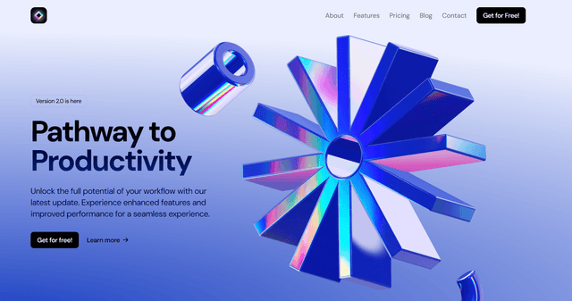 Opal - SAAS Landing Page