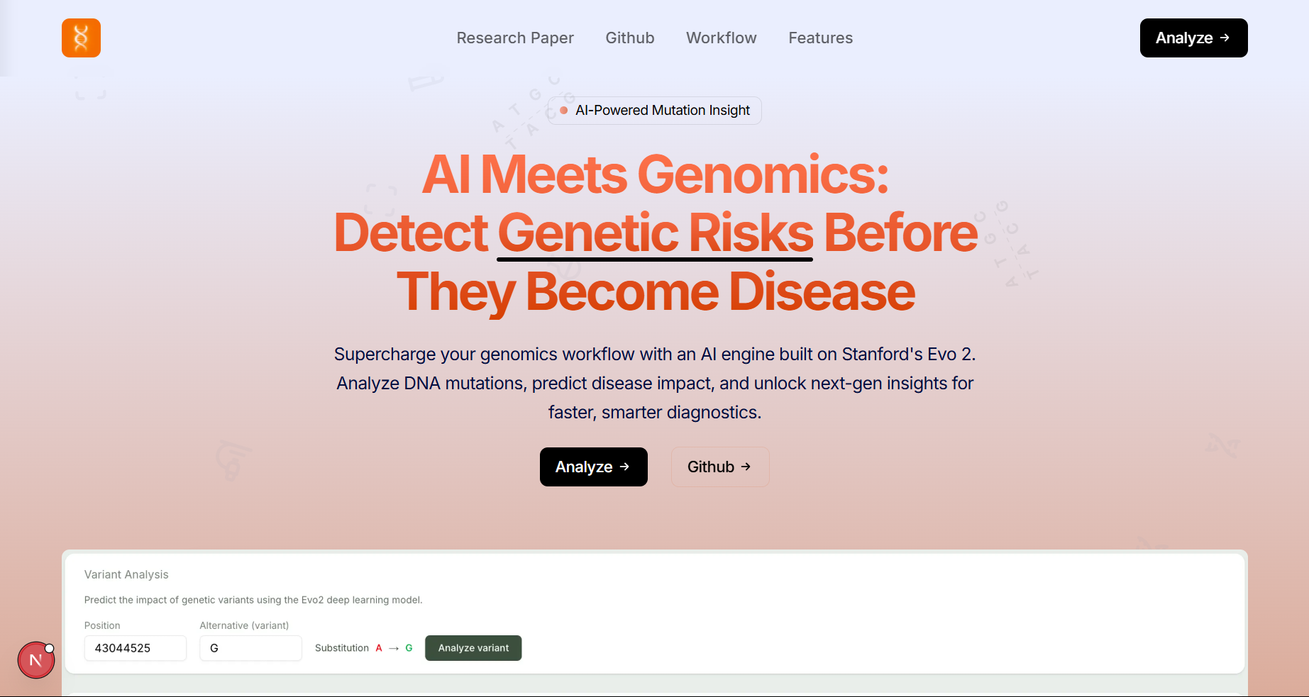 Genomics AI preview